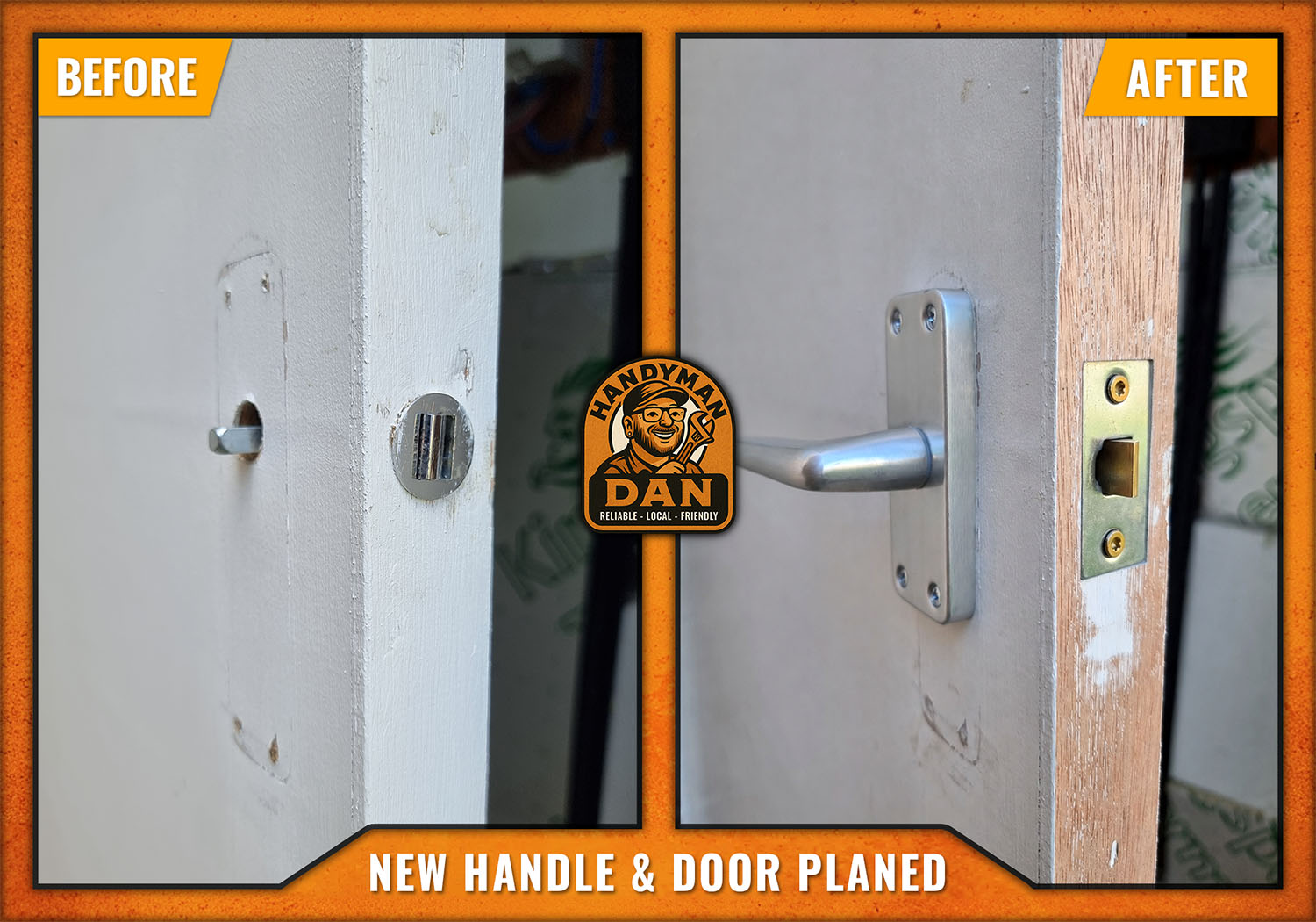 New Door Handle & Door Planed
