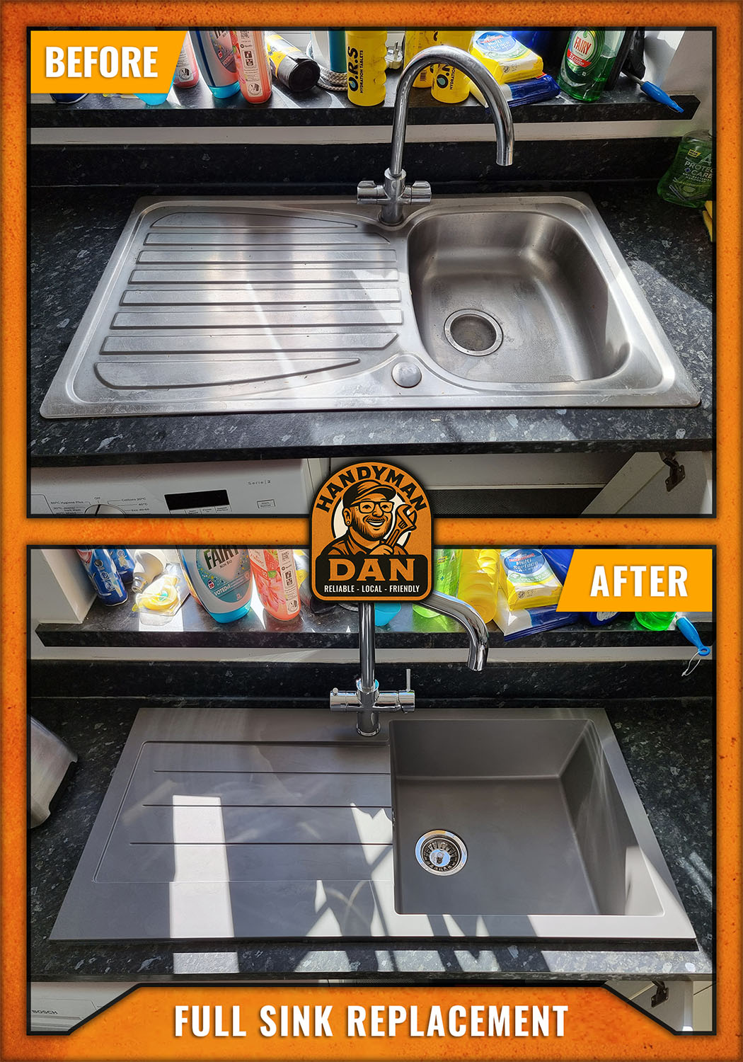 New Sink Installation